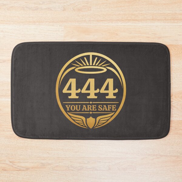 Item preview, 444 You Are Safe – Angel Number Spiritual Quote designed and sold by CosmicQuietStudio.