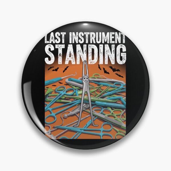 Item preview, Sterile Processing Technician Halloween Last Instrument Standing T-Shirt designed and sold by Uglyandcute.