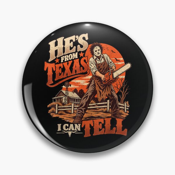 Item preview,  Hes from Texas I Can Tell Chainsaw Witch Horror Halloween  designed and sold by Szartstudios.
