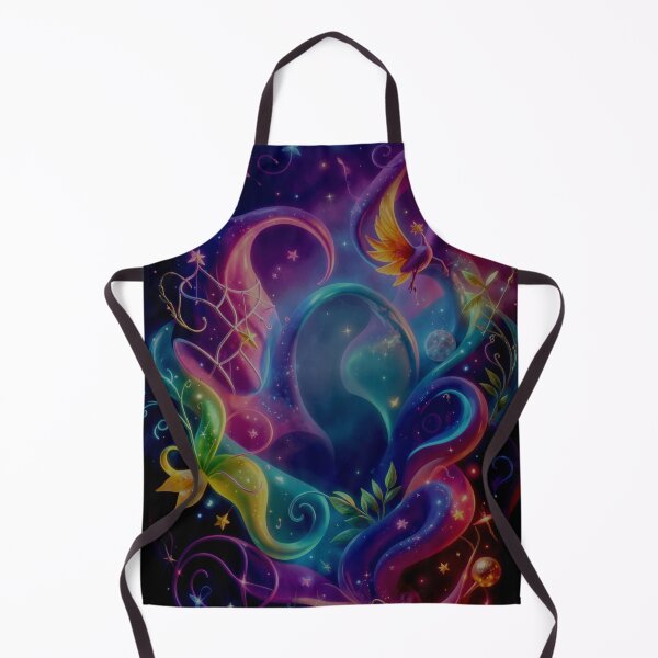 Item preview, Whimsical Cosmic Nebula Portal - Cosmic Witchcore Art designed and sold by Vhelir-Art.