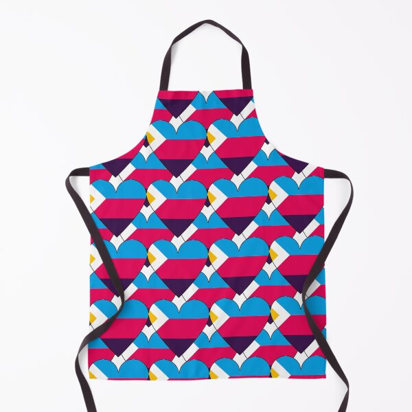 Item preview, Heart With Polyamory Flag Pattern designed and sold by TheIconSmith.