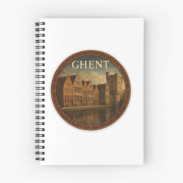 Item preview, Ghent Canal Belgium Sticker designed and sold by Imaginarium of Chaos falcon88 .