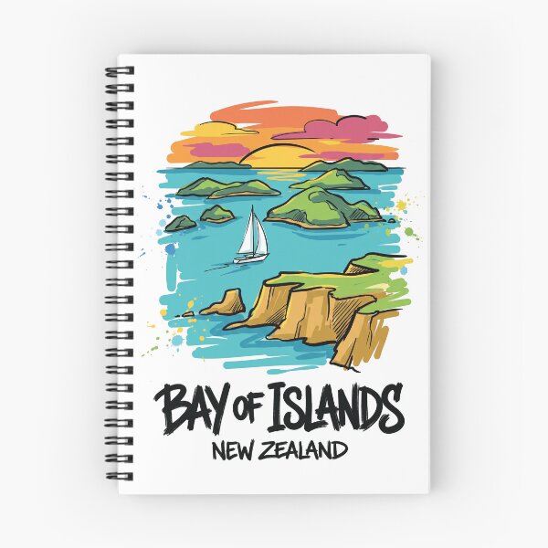 Item preview, Bay of Islands New Zealand Coastal Art designed and sold by Merch by Das Design Studio.