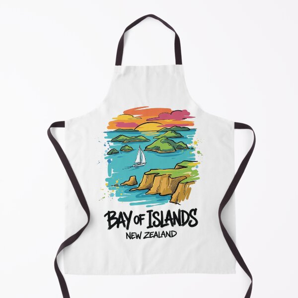 Item preview, Bay of Islands New Zealand Coastal Art designed and sold by Merch by Das Design Studio.