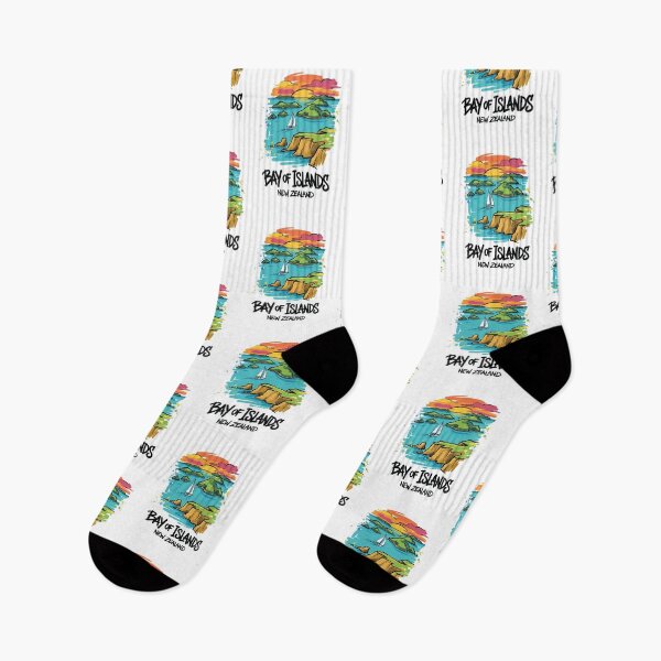 Item preview, Bay of Islands New Zealand Coastal Art designed and sold by Merch by Das Design Studio.