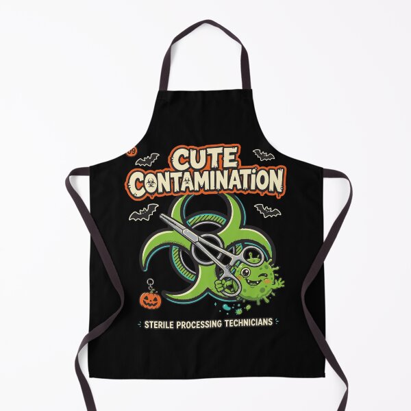 Aperçu de l'œuvre T-shirt mignon d'Halloween pour technicien en stérilisation (SPD Tech) - Contamination - Technicien en stérilisation créée et vendue par Uglyandcute.