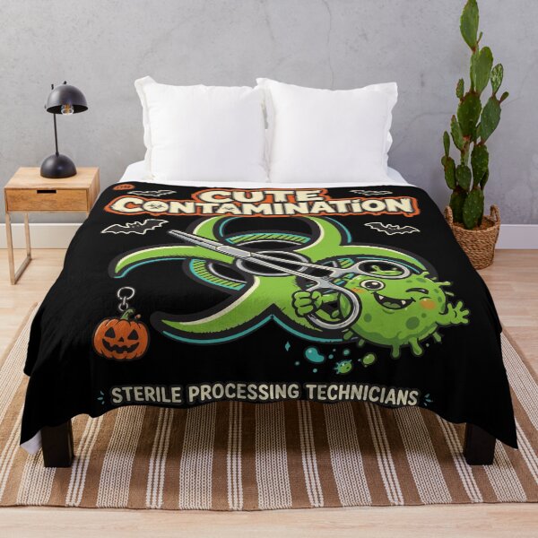 Item preview, Sterile Processing Technician Halloween Cute Contamination SPD Tech T-Shirt designed and sold by Uglyandcute.