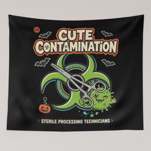 Item preview, Sterile Processing Technician Halloween Cute Contamination SPD Tech T-Shirt designed and sold by Uglyandcute.