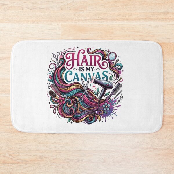 Item preview, Hair Is My Canvas - Trendy Salon Stylist Illustration designed and sold by PixelStyle Studio.