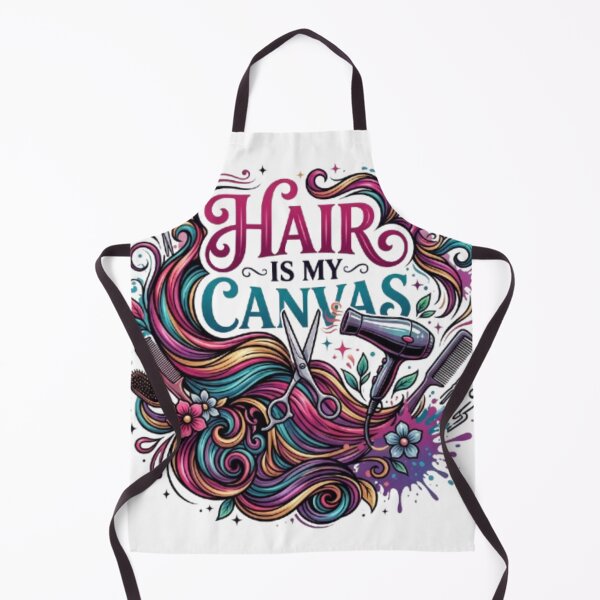 Item preview, Hair Is My Canvas - Trendy Salon Stylist Illustration designed and sold by PixelStyle Studio.