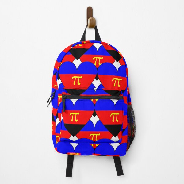 Item preview, Heart With Polyamory Pride Flag Pattern designed and sold by TheIconSmith.