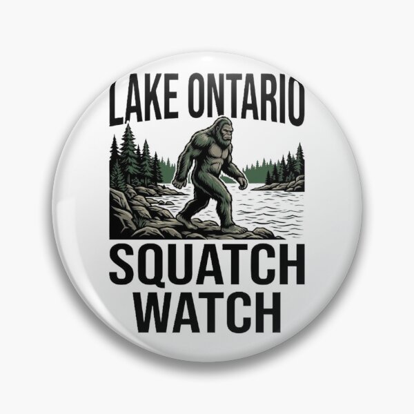Item preview, Lake Ontario Squatch Watch Funny Bigfoot Sasquatch Camping Fishing Outdoor Nature Cryptid Design designed and sold by 519xdesign.