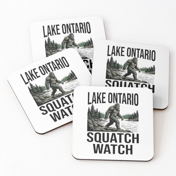 Item preview, Lake Ontario Squatch Watch Funny Bigfoot Sasquatch Camping Fishing Outdoor Nature Cryptid Design designed and sold by 519xdesign.