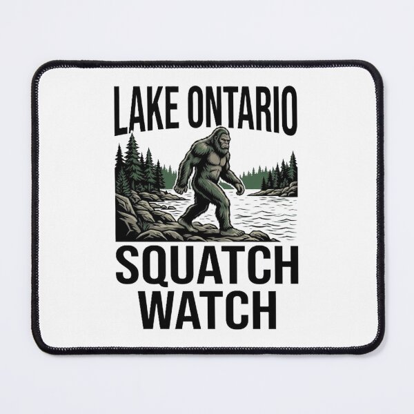 Item preview, Lake Ontario Squatch Watch Funny Bigfoot Sasquatch Camping Fishing Outdoor Nature Cryptid Design designed and sold by 519xdesign.