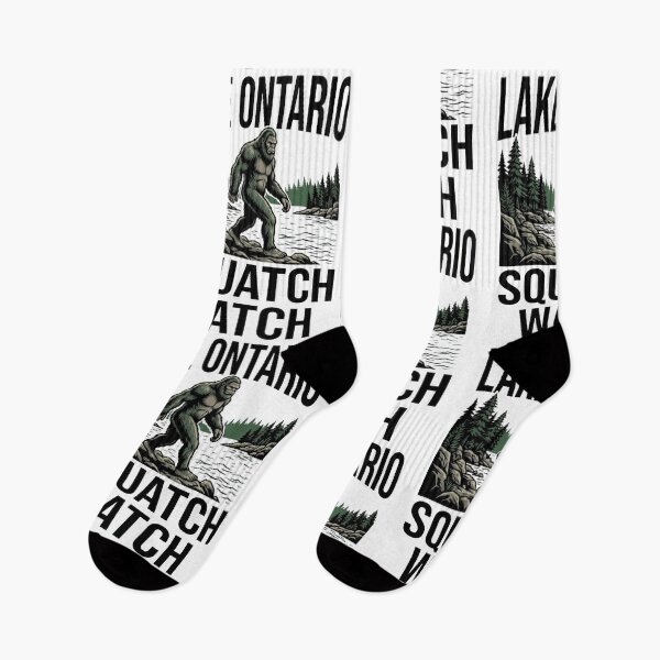 Item preview, Lake Ontario Squatch Watch Funny Bigfoot Sasquatch Camping Fishing Outdoor Nature Cryptid Design designed and sold by 519xdesign.