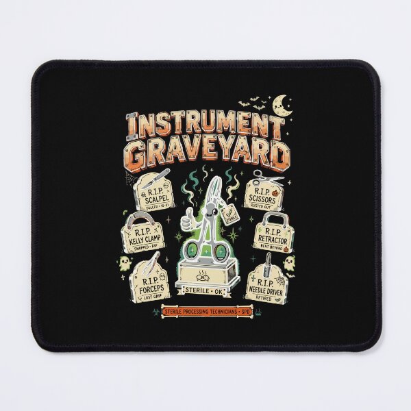 Item preview, Sterile Processing Technician Halloween Instrument Graveyard T-Shirt designed and sold by Uglyandcute.