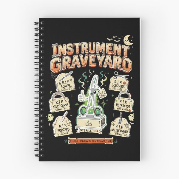 Item preview, Sterile Processing Technician Halloween Instrument Graveyard T-Shirt designed and sold by Uglyandcute.