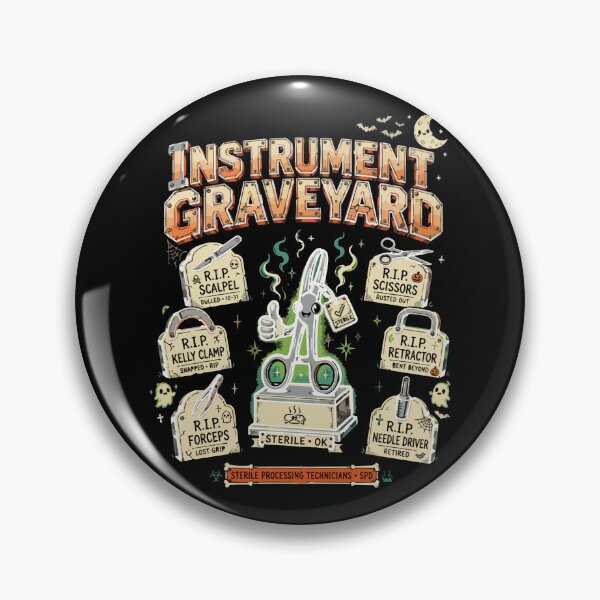 Item preview, Sterile Processing Technician Halloween Instrument Graveyard T-Shirt designed and sold by Uglyandcute.