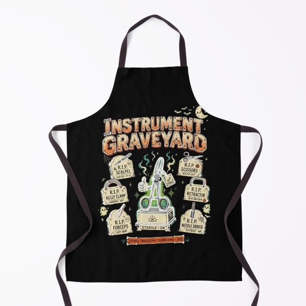 Item preview, Sterile Processing Technician Halloween Instrument Graveyard T-Shirt designed and sold by Uglyandcute.