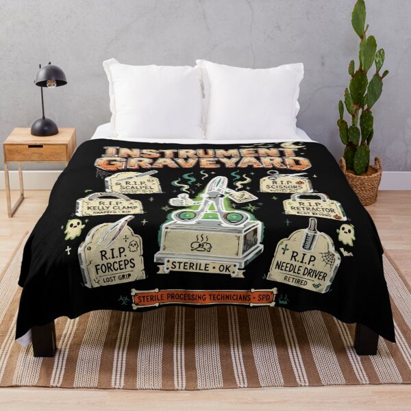 Item preview, Sterile Processing Technician Halloween Instrument Graveyard T-Shirt designed and sold by Uglyandcute.