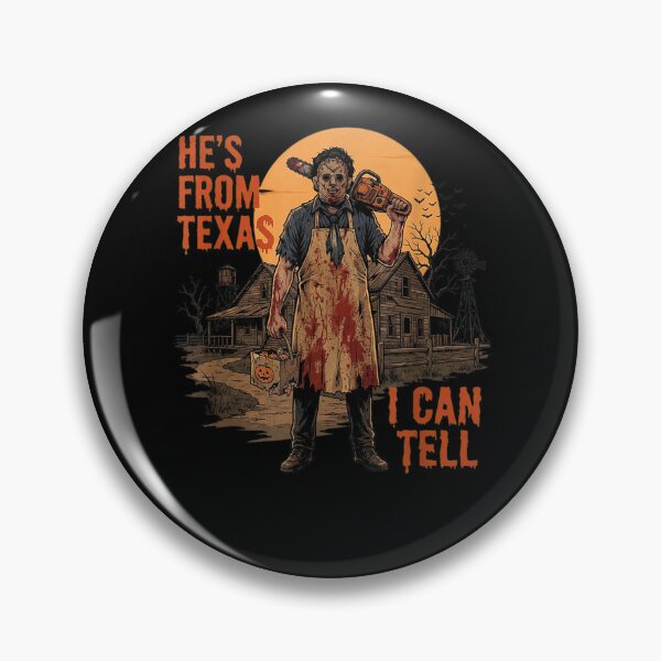 Item preview, Hes from Texas I Can Tell Funny Halloween Skeleton Horror designed and sold by Szartstudios.