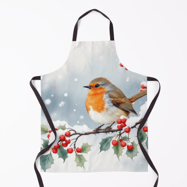 Item preview, Robin on the holly branch designed and sold by jefboutique6150.