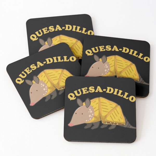 Item preview, Quesa-Dillo Funny Quesadilla Armadillo Food Pun designed and sold by haitrieuic96.