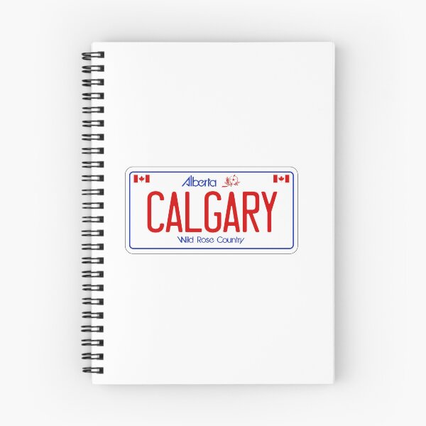 Item preview, Calgary Alberta Canada License Plate Design designed and sold by Aesthetic Atlas.