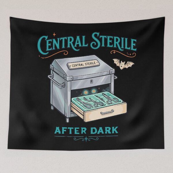 Item preview, Sterile Processing Technician Central Sterile After Dark Halloween T-Shirt designed and sold by Uglyandcute.