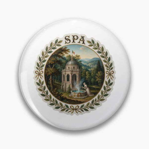 Item preview, Spa Pavilion Belgium Sticker designed and sold by Imaginarium of Chaos falcon88 .
