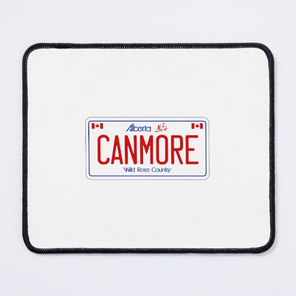 Item preview, Canmore Alberta Canada License Plate Design designed and sold by Aesthetic Atlas.