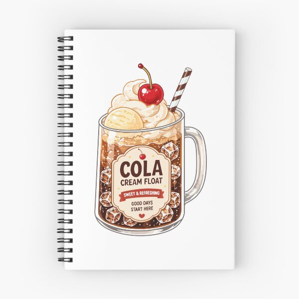 Item preview, Cute Cola Cream Float Clipart PNG designed and sold by KJackArtwork.