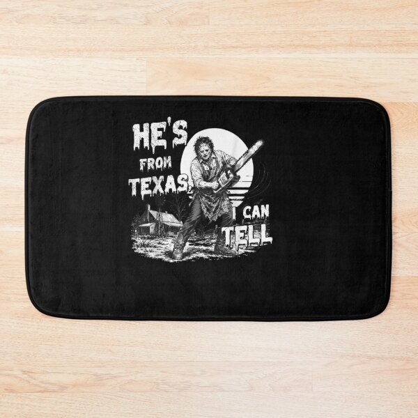 Item preview, Hes from Texas I Can Tell Chainsaw Horror Halloween Graphic designed and sold by Szartstudios.