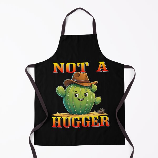 Item preview, Not A Hugger Sarcastic Cowboy Cactus designed and sold by TheEndDesign.