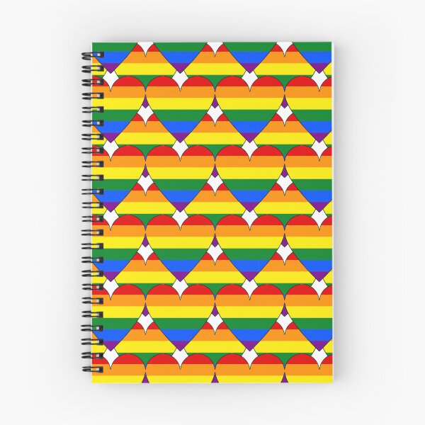 Item preview, Heart With Rainbow Flag Pattern designed and sold by TheIconSmith.