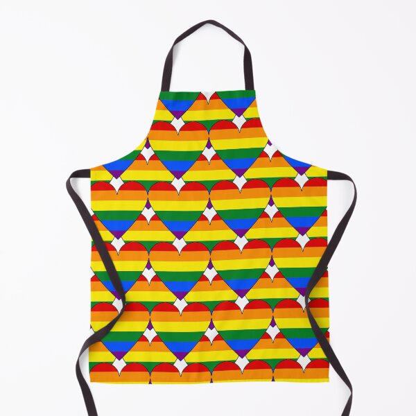 Item preview, Heart With Rainbow Flag Pattern designed and sold by TheIconSmith.