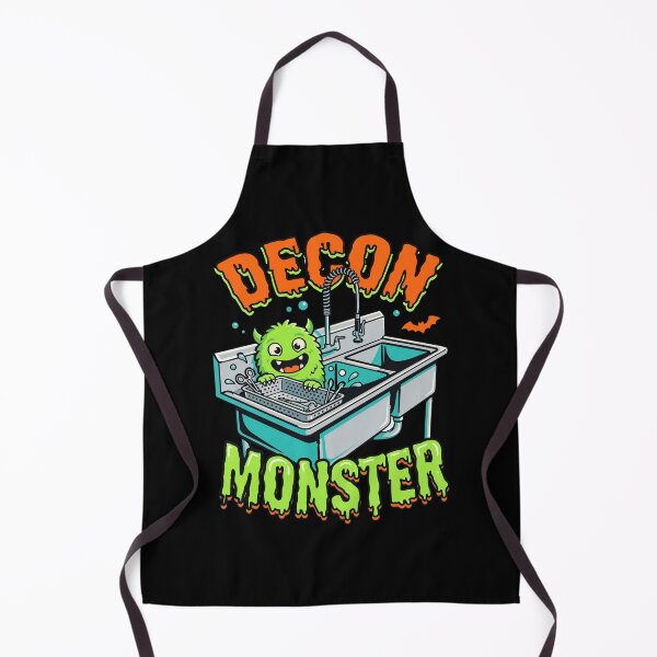 Aperçu de l'œuvre T-shirt monstre de décontamination pour technicien en stérilisation - Halloween créée et vendue par Uglyandcute.