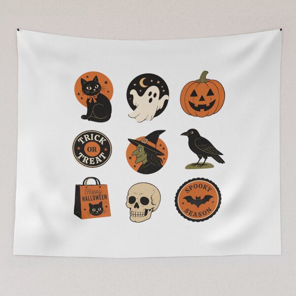 Item preview, Vintage Halloween Sticker Sheet designed and sold by Butterfly  Effect.