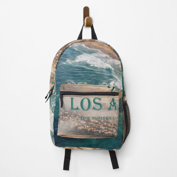 Item preview, Los Angeles Beach Poster Art designed and sold by Poster2Haven.