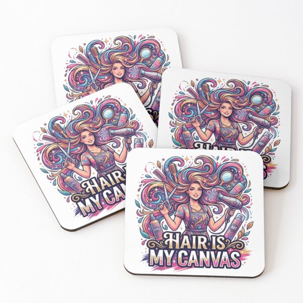 Item preview, Hair Is My Canvas - Cosmetology & Hairstylist Art designed and sold by PixelStyle Studio.