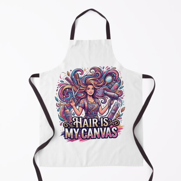 Item preview, Hair Is My Canvas - Cosmetology & Hairstylist Art designed and sold by PixelStyle Studio.