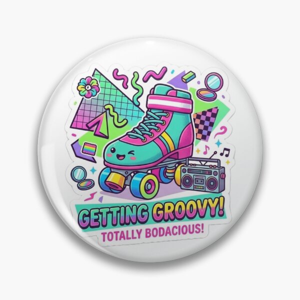 Item preview, Getting Groovy Kawaii 80s Roller Skate designed and sold by GeniusCorner.