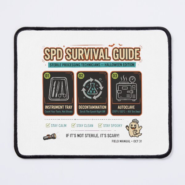 Item preview, Sterile Processing Technician Halloween SPD Survival Guide T-Shirt designed and sold by Uglyandcute.