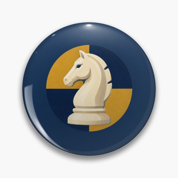Item preview, Ivory Knight Checkered Medallion designed and sold by GraphycoPublish.