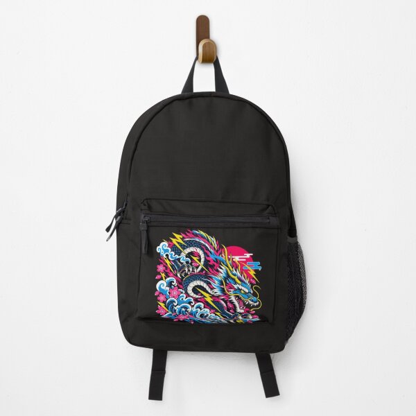 Artikelvorschau, Neon-Drache im japanischen Stil – Moderne Ukiyo-e-Pop-Art entworfen und verkauft von KASUMINK.