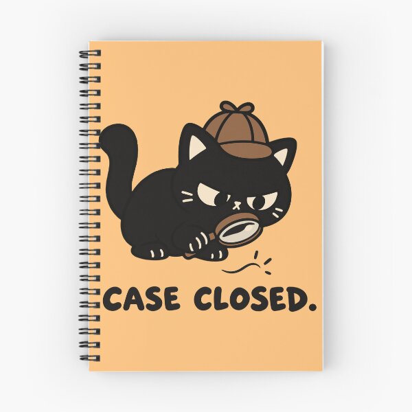 Item preview, Funny Black Cat Detective Case Closed designed and sold by MewMade.