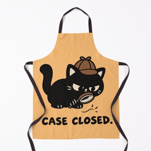 Item preview, Funny Black Cat Detective Case Closed designed and sold by MewMade.