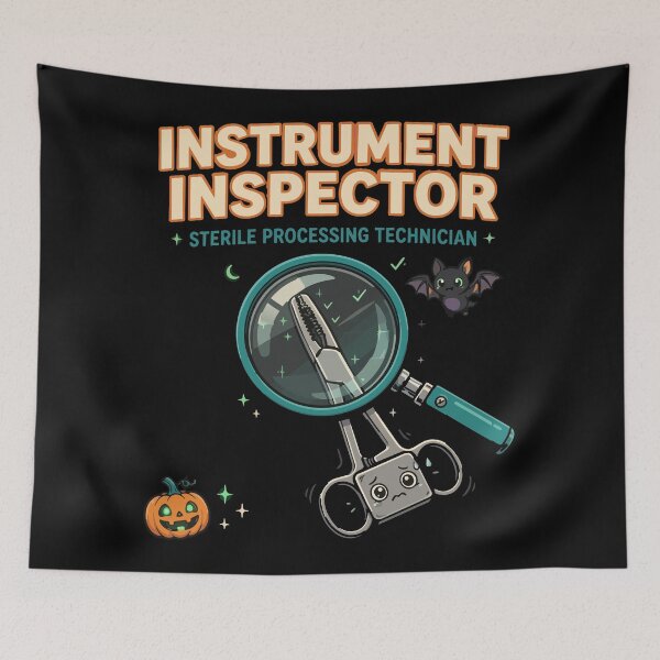 Item preview, Sterile Processing Technician Halloween Instrument Inspector SPD T-Shirt designed and sold by Uglyandcute.