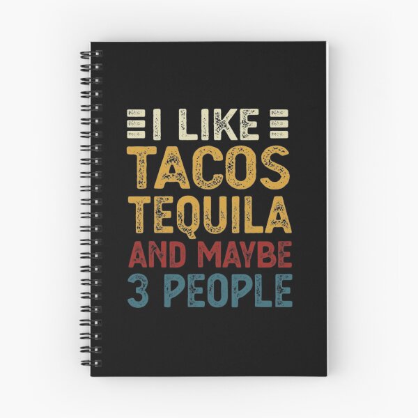 Item preview, I Like Tacos Tequila And Maybe 3 People Funny Retro designed and sold by haitrieuic96.
