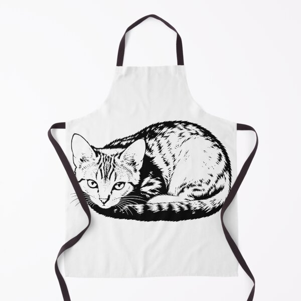 Item preview, Beautiful tabby cat outline black designed and sold by natalik2024.